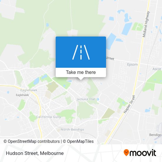 Hudson Street map