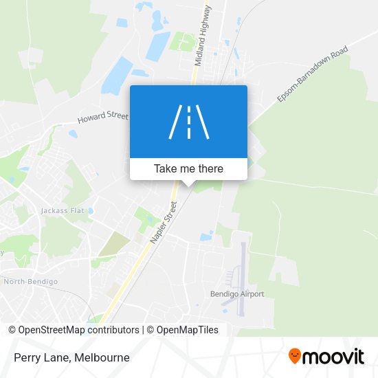 Perry Lane map