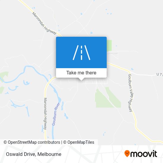 Oswald Drive map