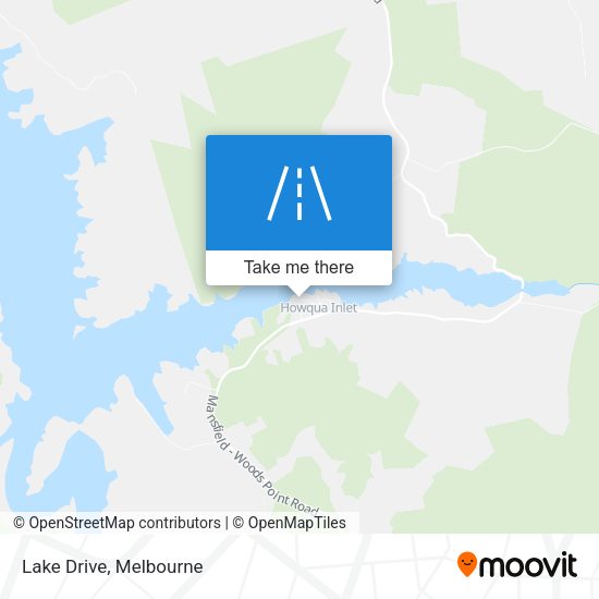 Lake Drive map