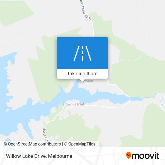 Willow Lake Drive map