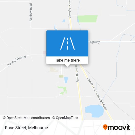 Rose Street map