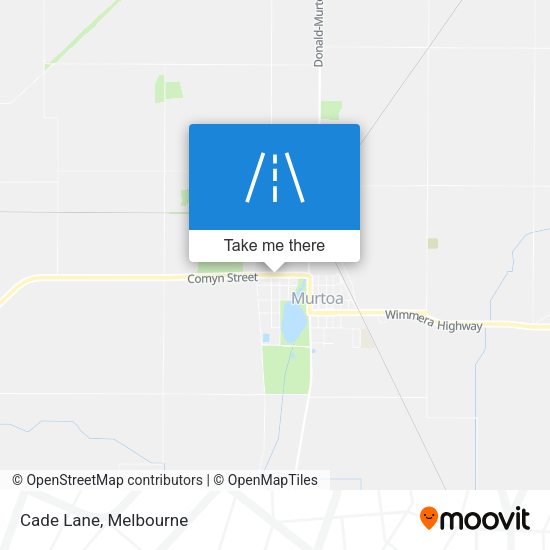 Cade Lane map