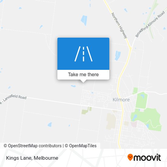Kings Lane map