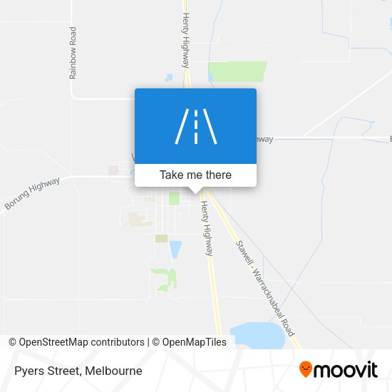 Pyers Street map