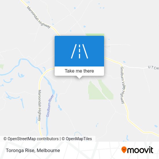 Toronga Rise map
