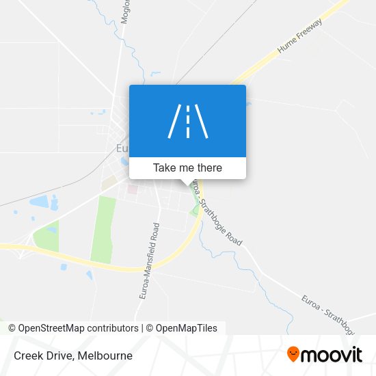 Creek Drive map