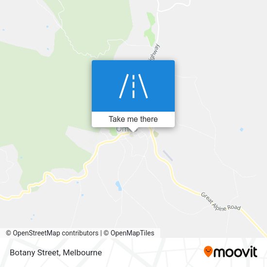Botany Street map