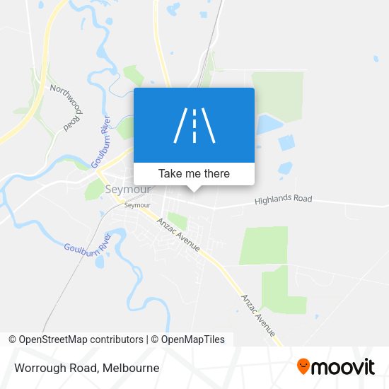 Worrough Road map