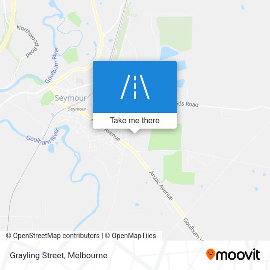 Grayling Street map