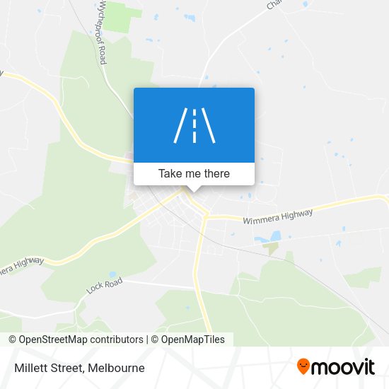 Millett Street map