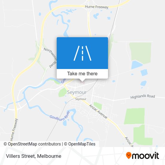 Villers Street map