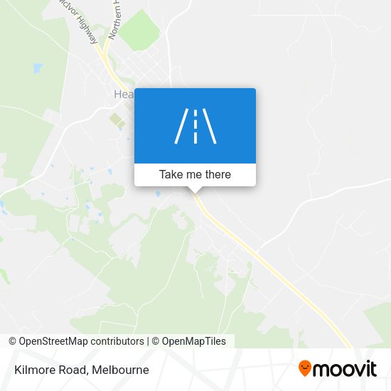 Kilmore Road map