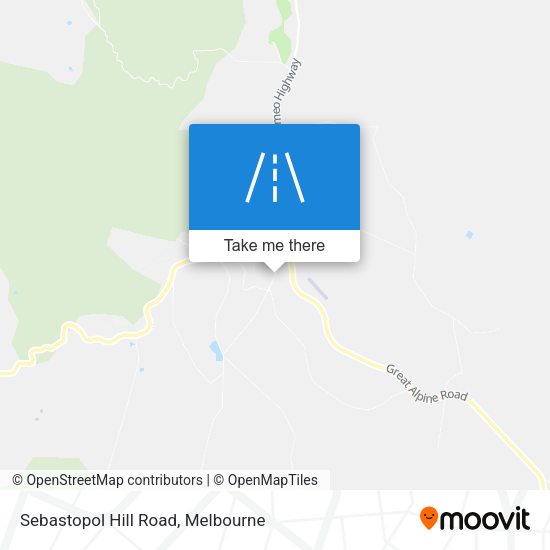 Sebastopol Hill Road map