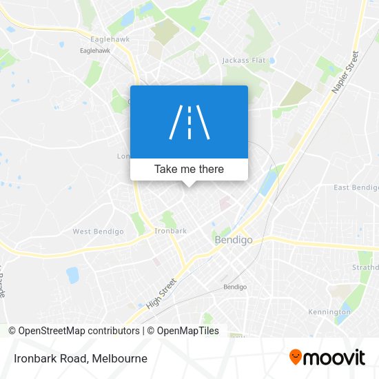 Ironbark Road map