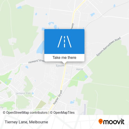 Tierney Lane map