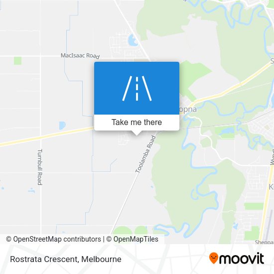 Rostrata Crescent map