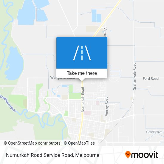 Numurkah Road Service Road map