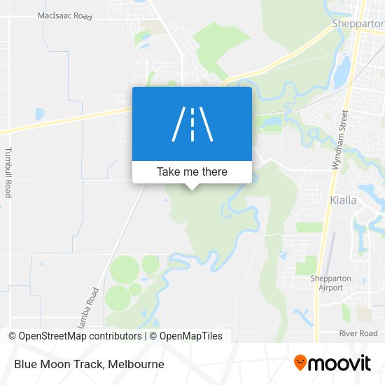 Blue Moon Track map