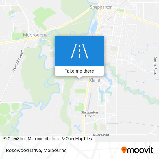Rosewood Drive map