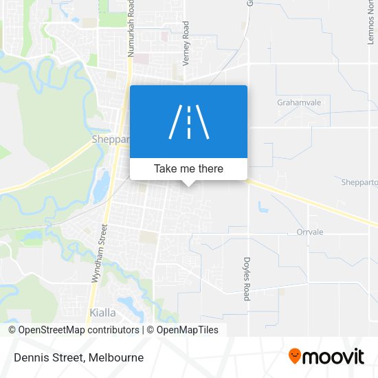 Dennis Street map
