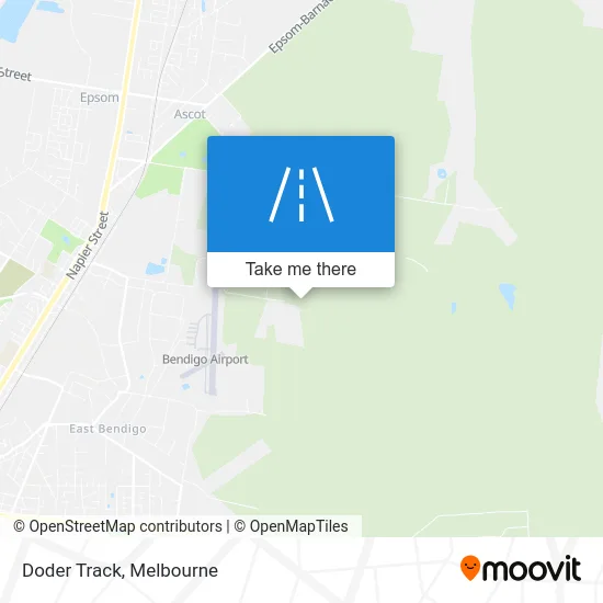 Mapa Doder Track