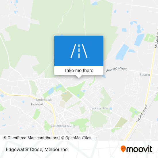 Edgewater Close map