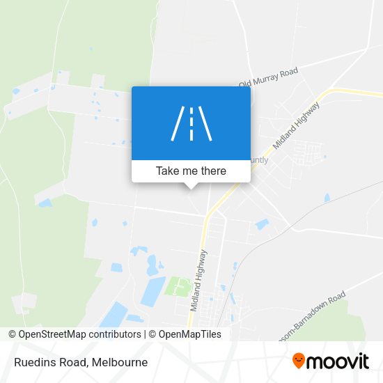 Ruedins Road map