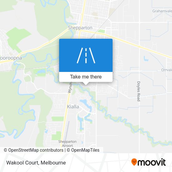 Wakool Court map