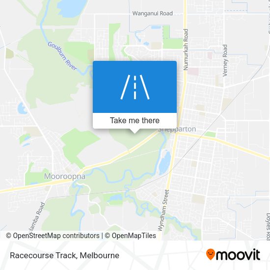 Racecourse Track map