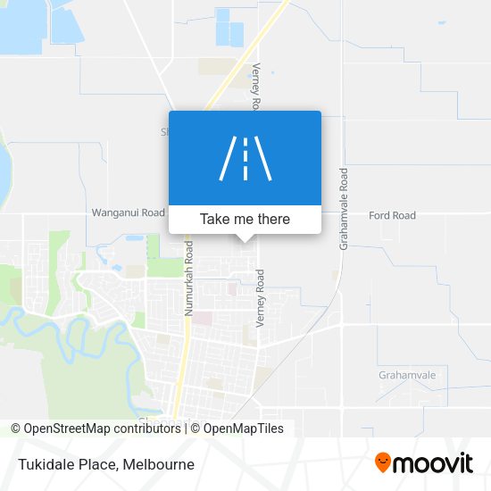 Tukidale Place map