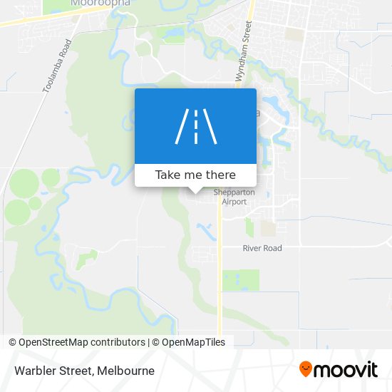 Warbler Street map