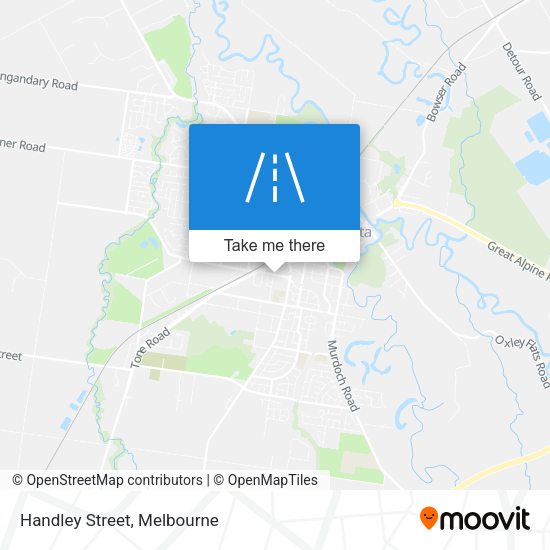 Handley Street map