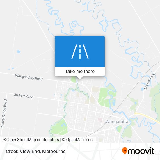 Creek View End map