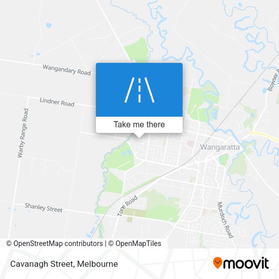 Cavanagh Street map