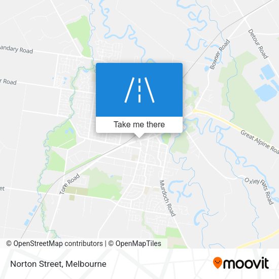Norton Street map