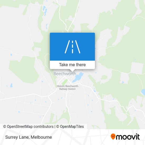 Surrey Lane map