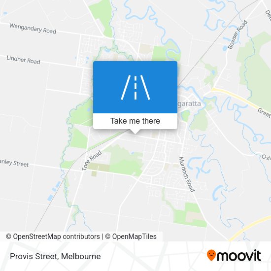 Provis Street map