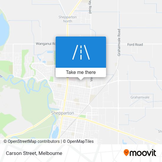 Carson Street map