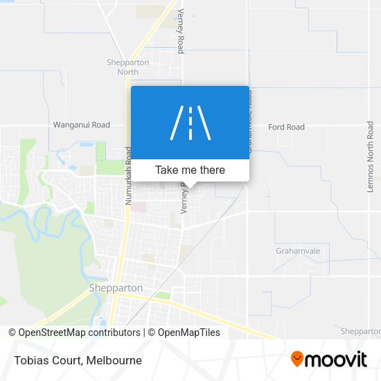 Tobias Court map
