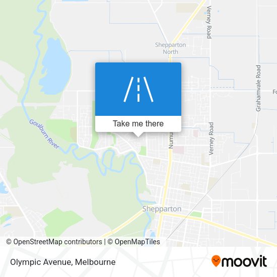 Olympic Avenue map