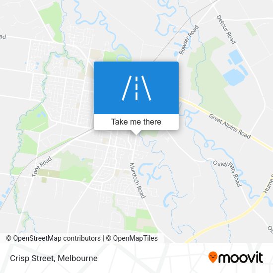 Crisp Street map