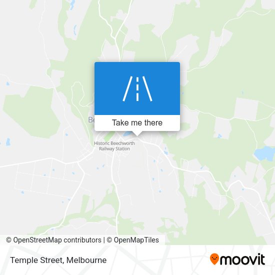 Temple Street map