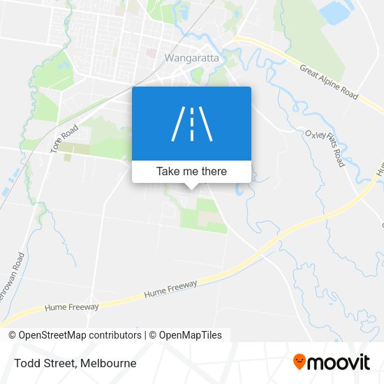 Todd Street map