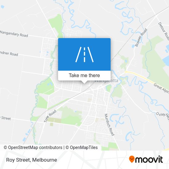 Roy Street map