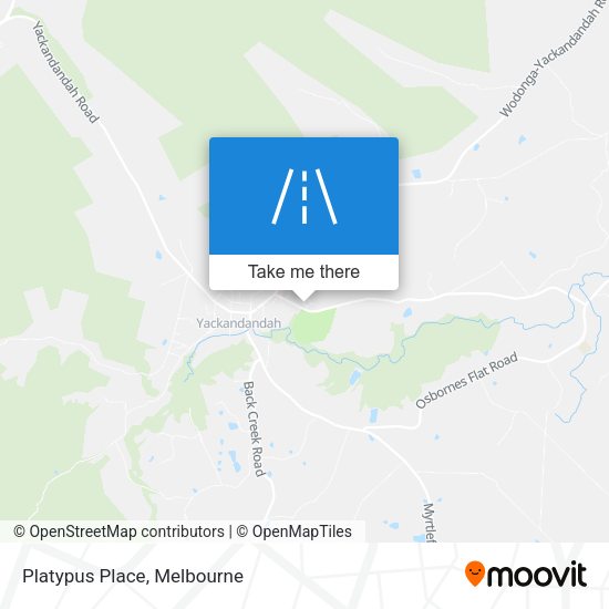 Platypus Place map