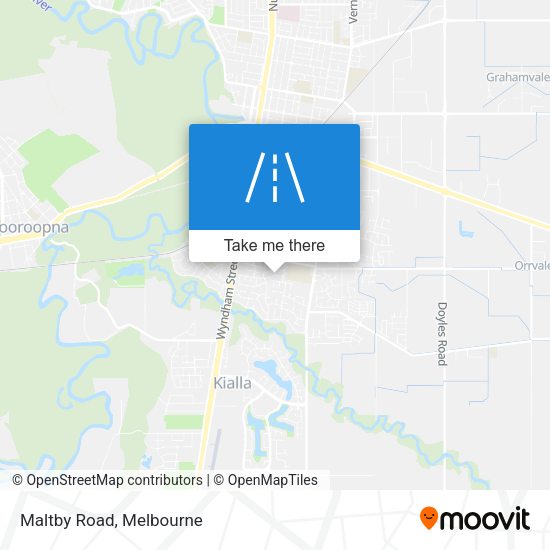 Maltby Road map