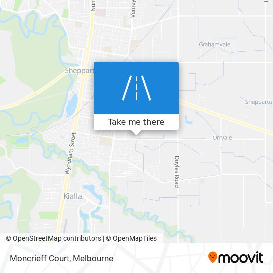 Moncrieff Court map