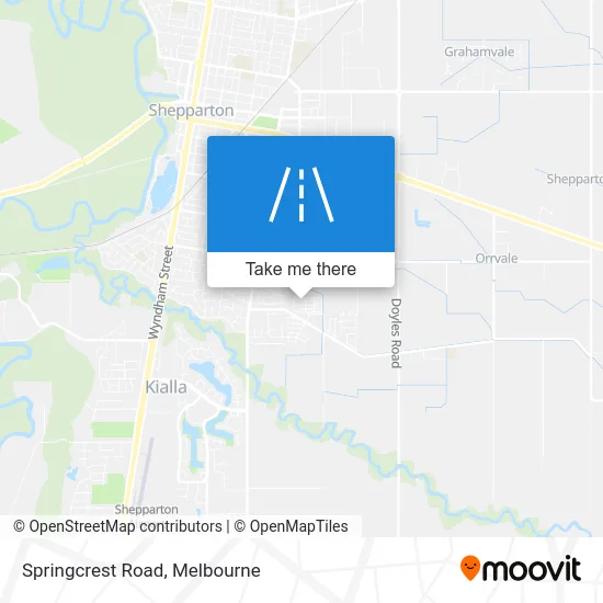 Mapa Springcrest Road