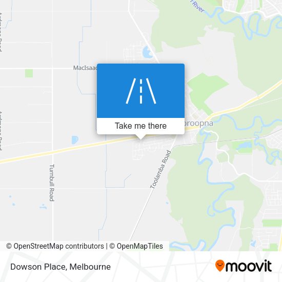 Dowson Place map